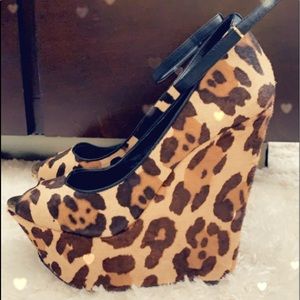 Jessica Simpson Leopard Heels